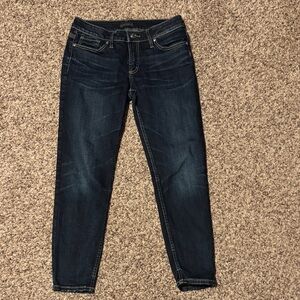 Silver Jeans Dark Blue Skinny Jeans